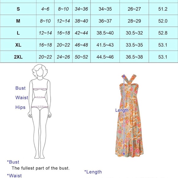 Grace Karin Strapless Dress - Blue and Pink Floral - Picture 4 of 4